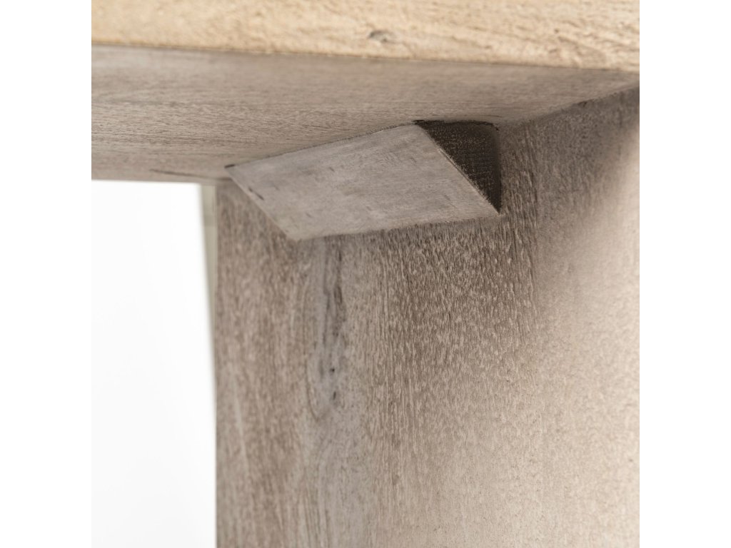 26" Seat Height Light Gray Wood Counter Stool - image 8