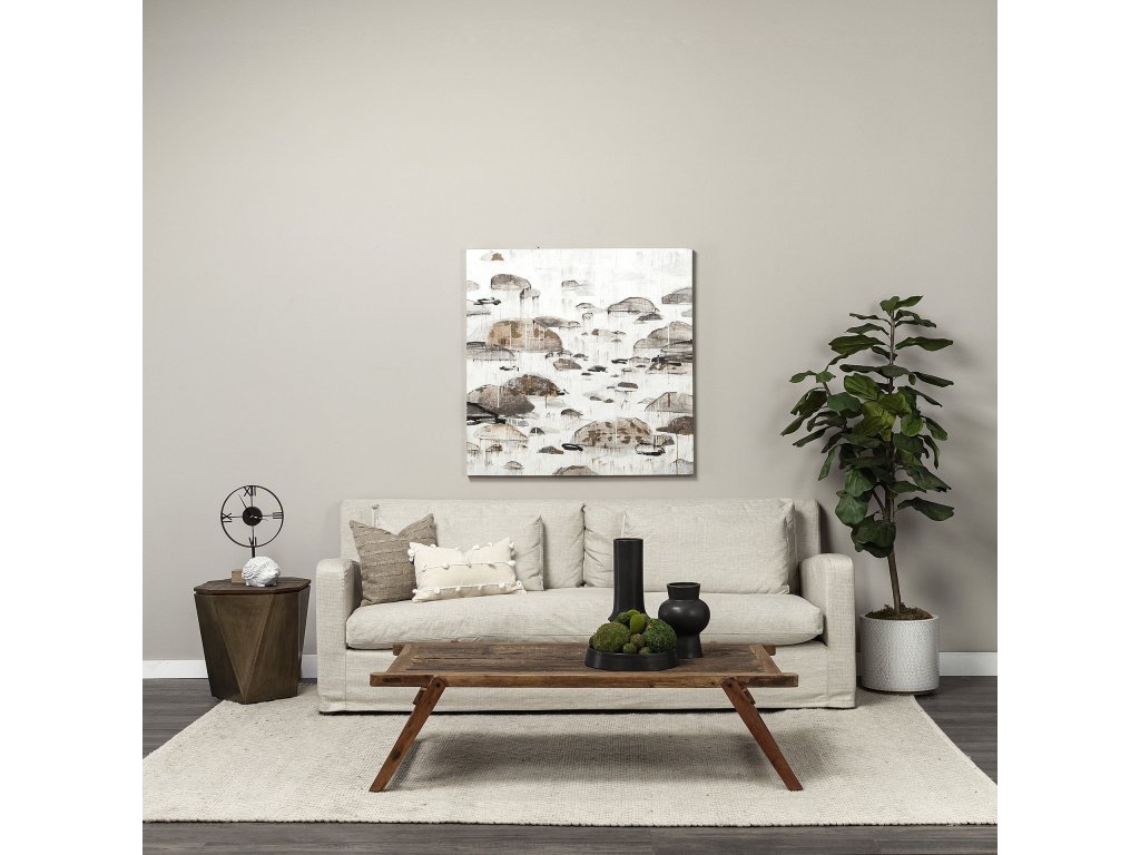II 92.5 x 38.25 x 34.5 Beige Slipcover Three Seater Sofa - image 4