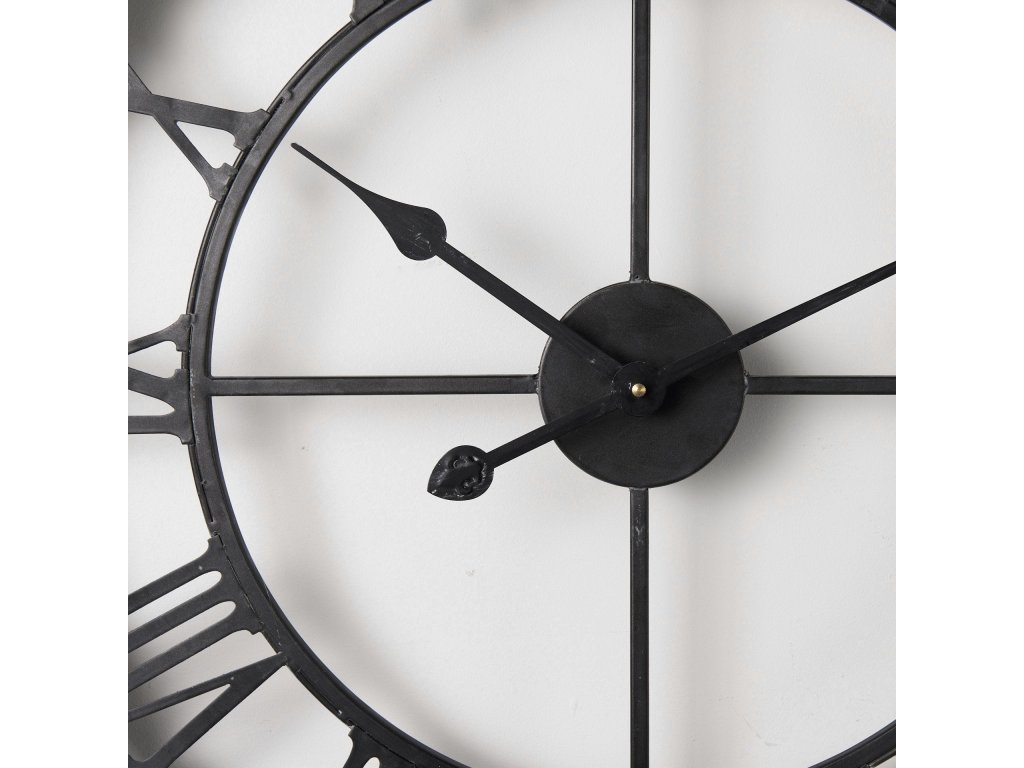 Gray 25" Medium Farmhouse Wall Clock - image 5