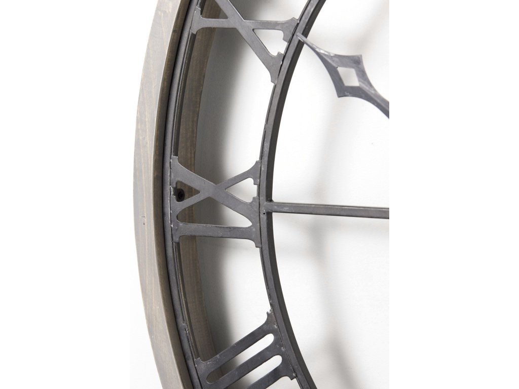 Gray 31.5" Large Farmhouse Wall Clock - image 6