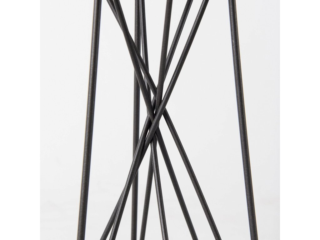 II Large Antiqued Metal Hexagonal Table Candle Holder - image 8