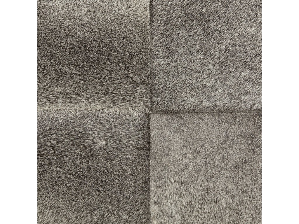 I 23"H Grey-Toned Hair-On-Hide Ottoman - image 9