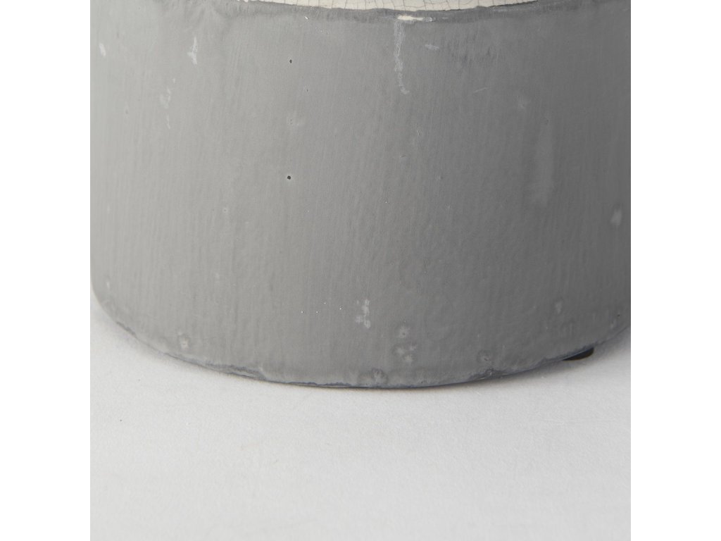 10.2H Small Two Tone Gray Ceramic Jug Vase - image 10