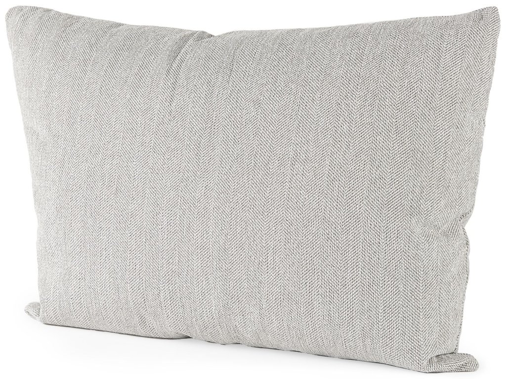Light Gray Arm Pillow Sectional Piece - main image