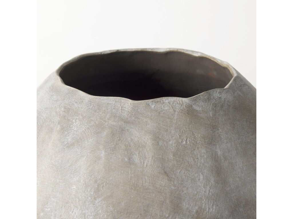 23L x 28H Large Tan Ceramic Oval Vase - image 6