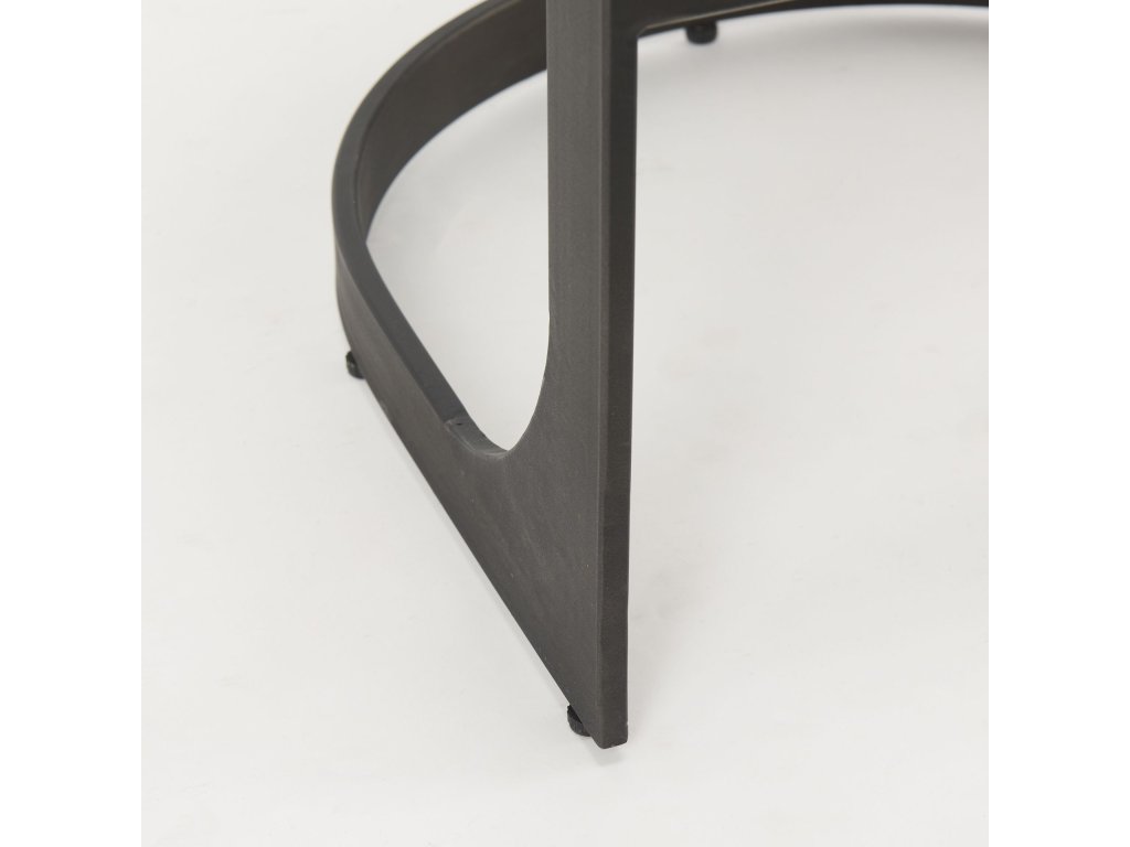 17L x 18W x 28H Brown Leather w/ Metal Frame Counter Stool - image 8
