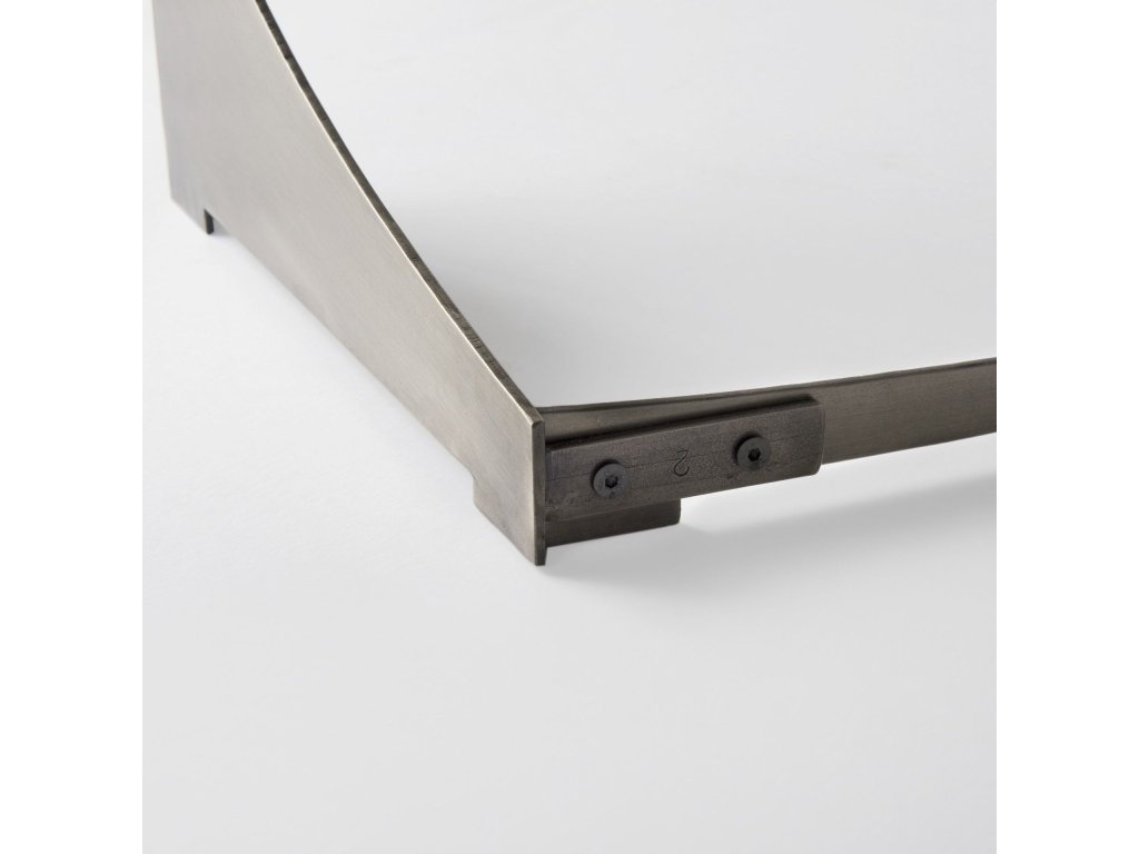 III Black Marble Top Iron Coffee Table - image 11