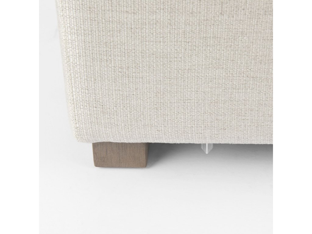 38.6L x 26.0W x 17.7H Beige 2/3 Ottoman Sectional Piece - image 10
