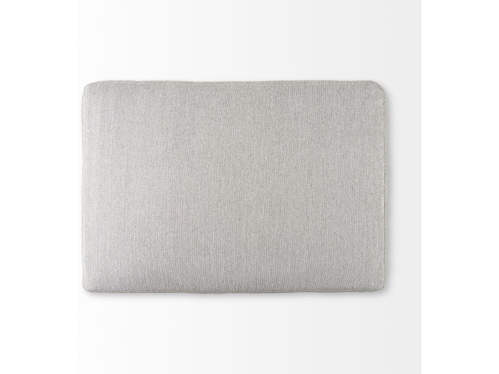 38.6L x 26.0W x 17.7H Light Gray 2/3 Ottoman Sectional Piece - image 5