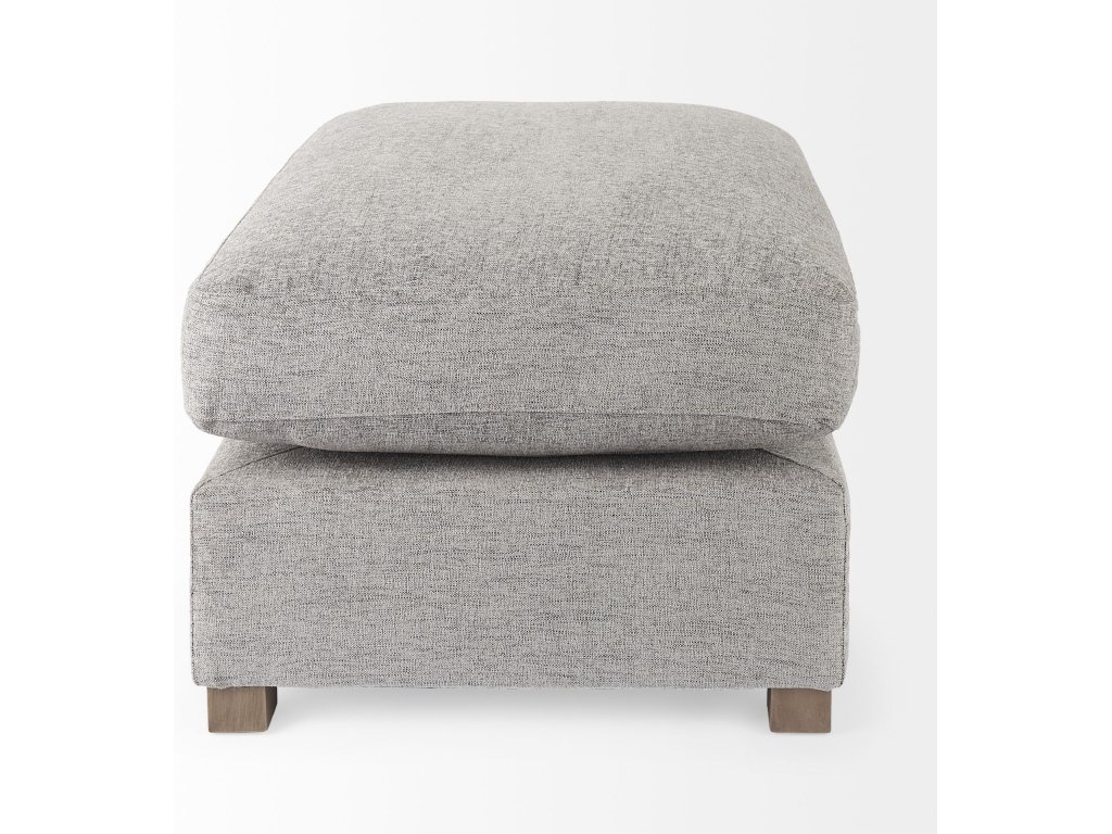 38.6L x 26.0W x 17.7H Medium Gray 2/3 Ottoman Sectional Piece - image 3