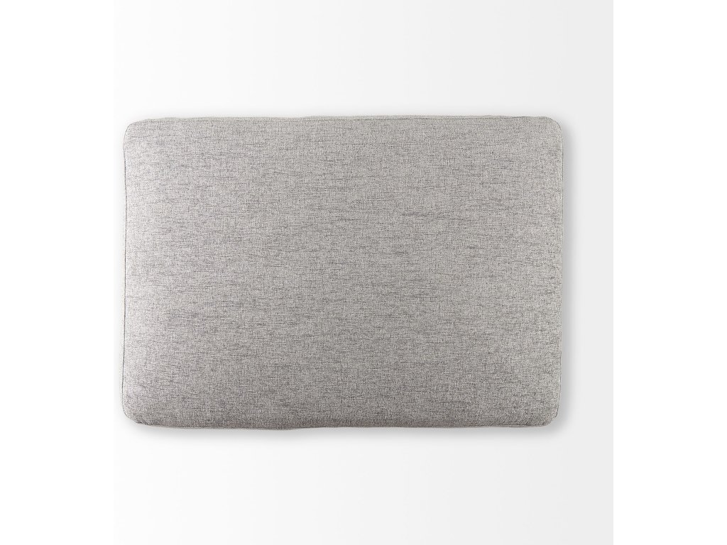 38.6L x 26.0W x 17.7H Medium Gray 2/3 Ottoman Sectional Piece - image 5