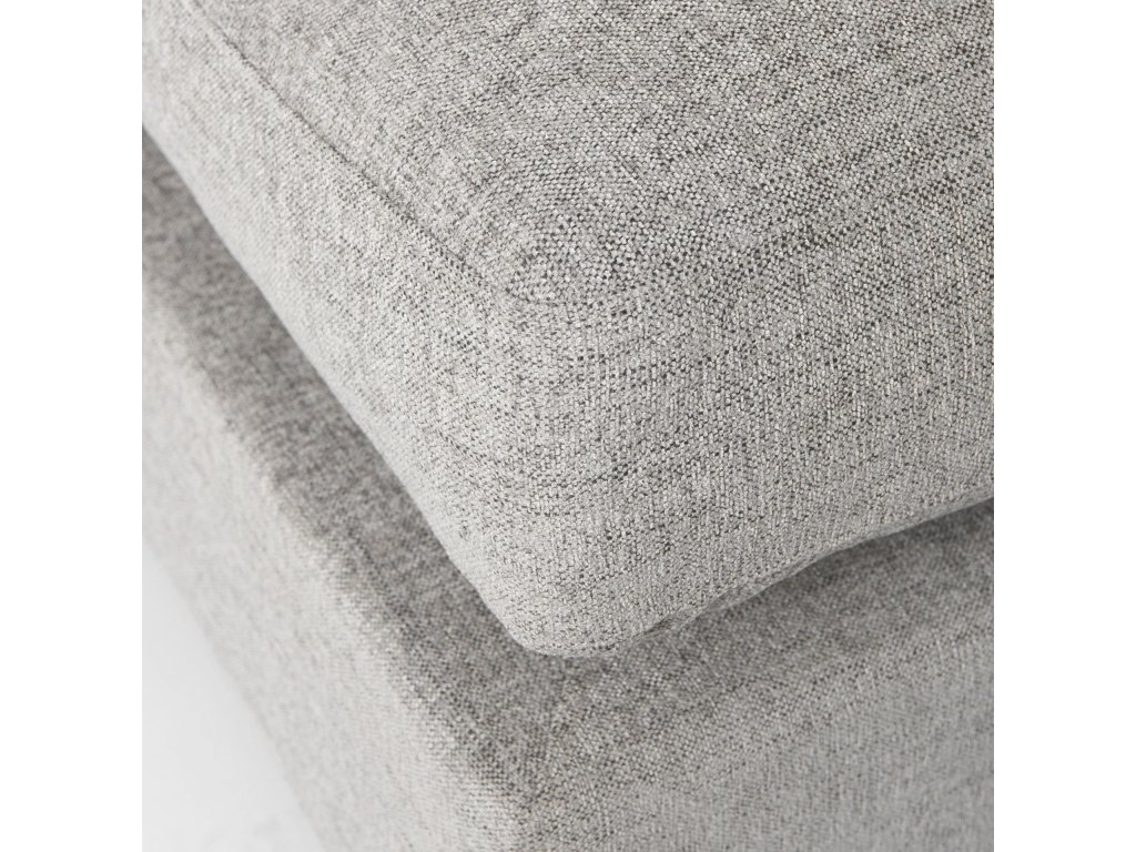 38.6L x 26.0W x 17.7H Medium Gray 2/3 Ottoman Sectional Piece - image 6