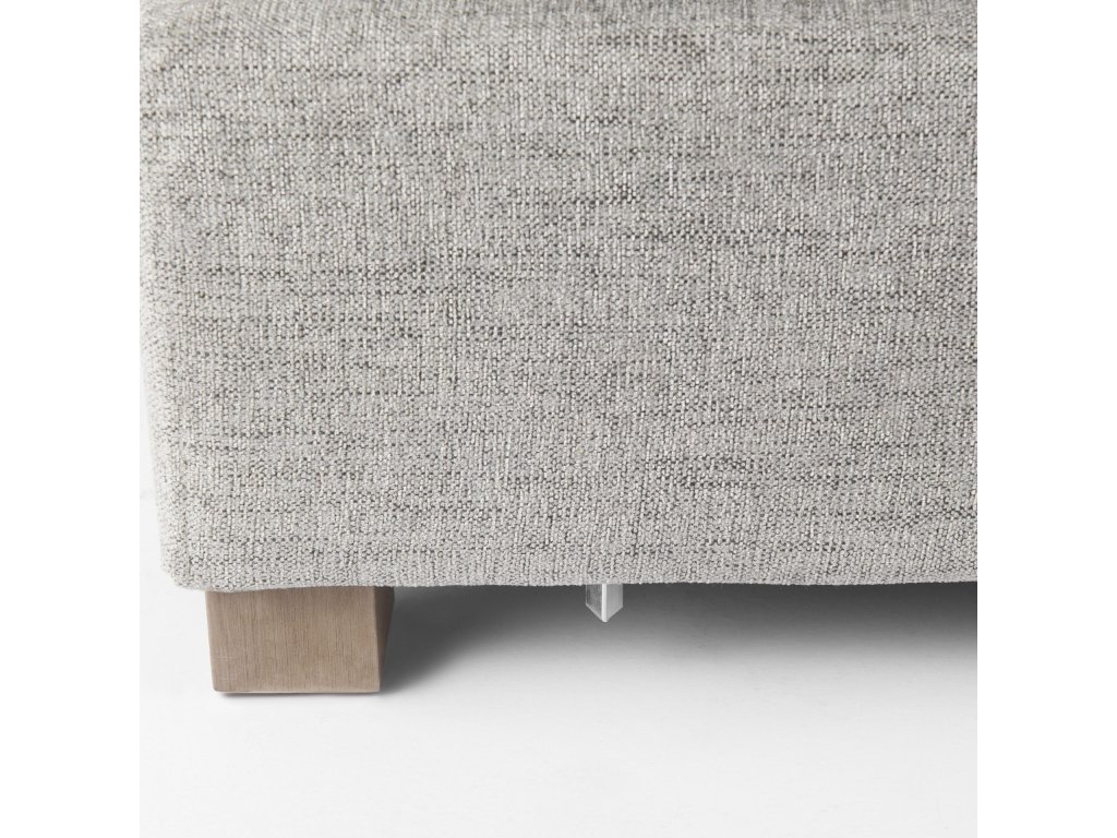 38.6L x 26.0W x 17.7H Medium Gray 2/3 Ottoman Sectional Piece - image 10