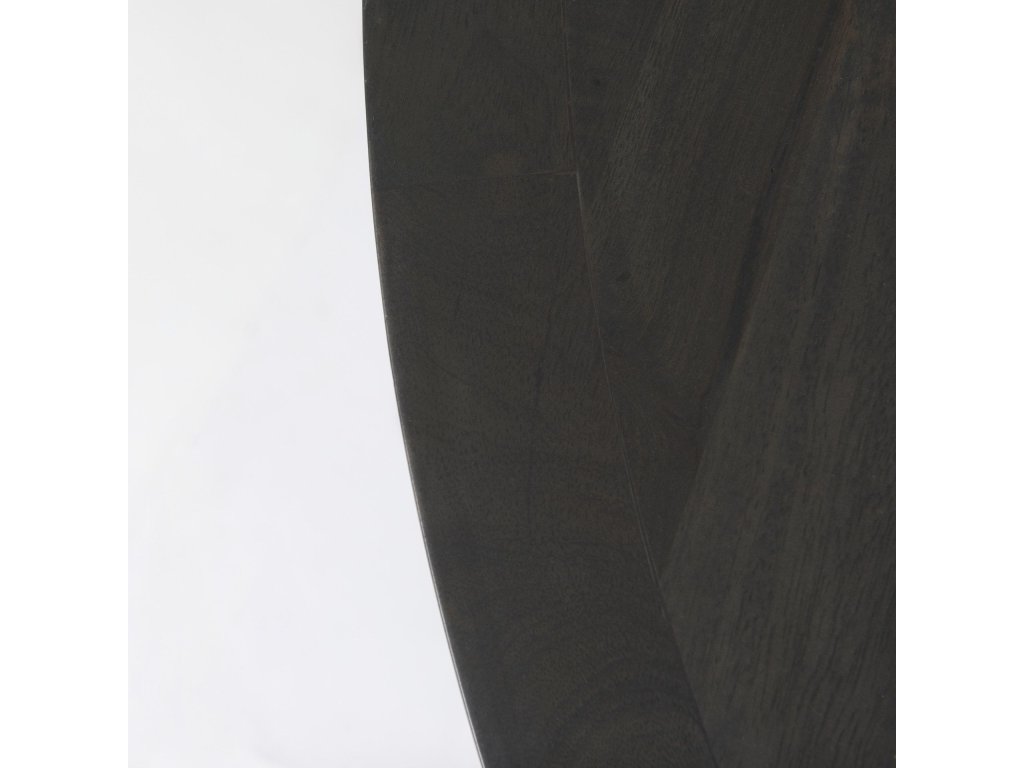 54.L x 54.0W x 30.0H Black Wood w/ Circular Top Dining Table - image 9