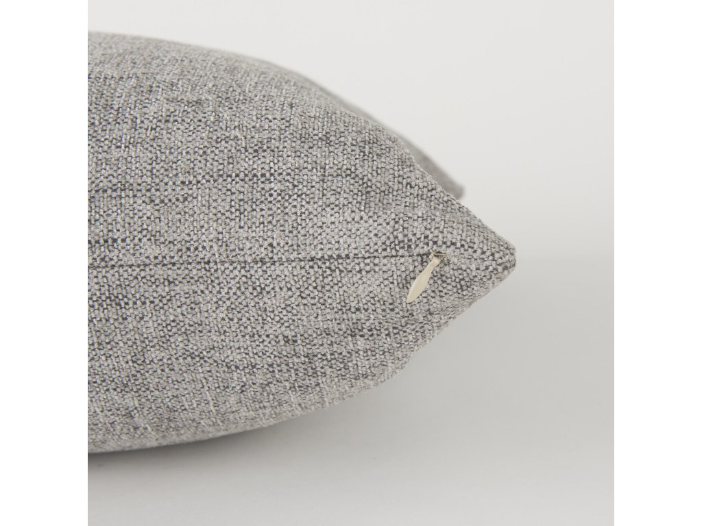 Medium Gray Throw Pillow Sectional Piece - image 7