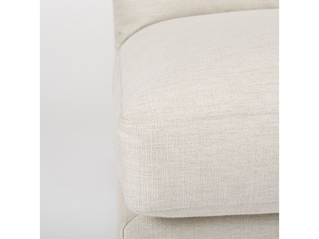 38.2L x 38.6W x 28.3H Beige Armless Sectional Piece - image 10