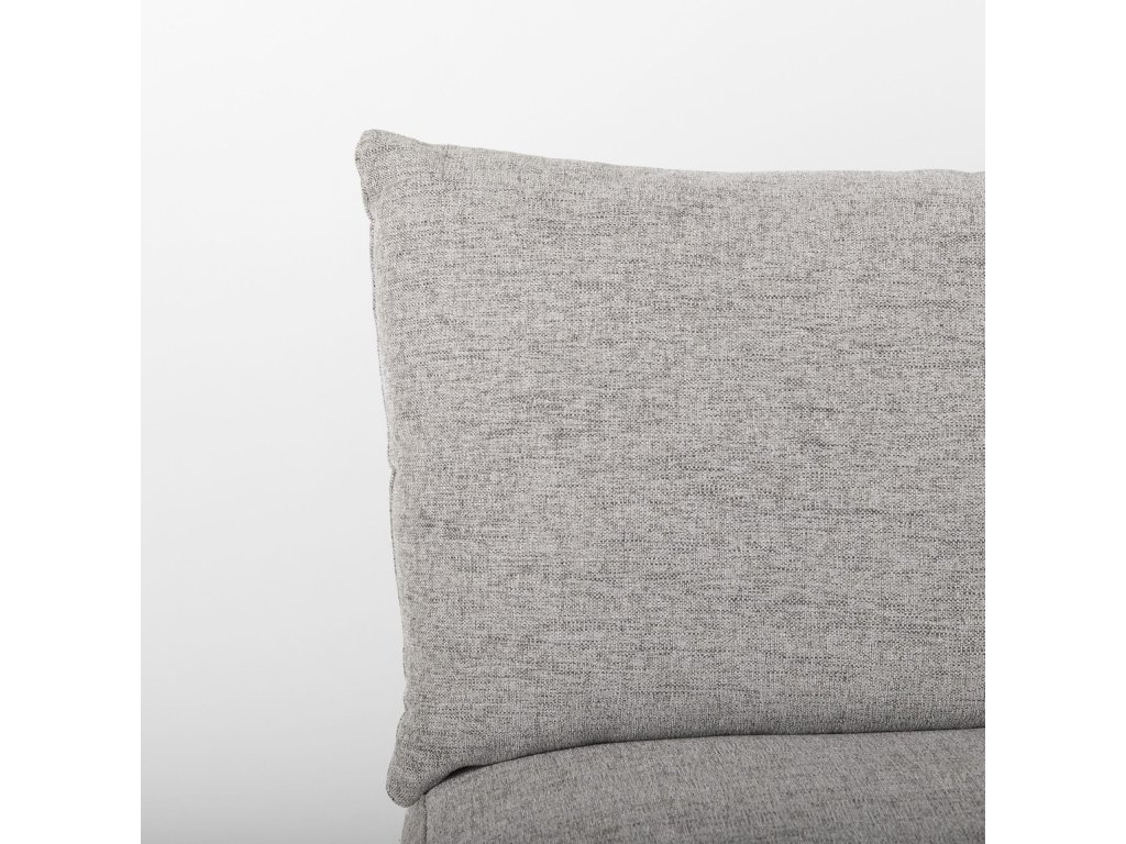 38.2L x 38.6W x 28.3H Medium Gray Armless Sectional Piece - image 9