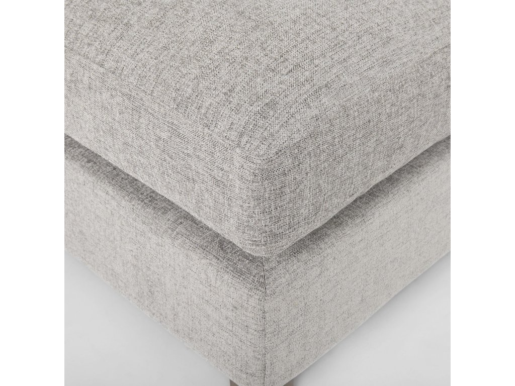 38.2L x 38.6W x 28.3H Medium Gray Armless Sectional Piece - image 11