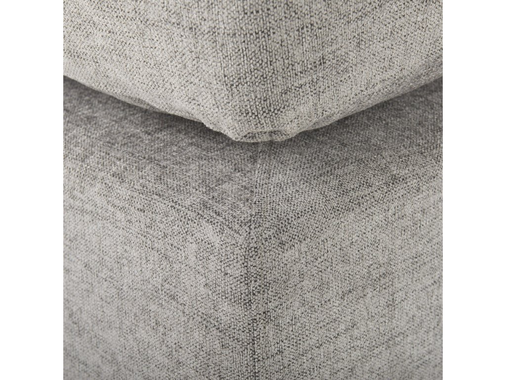 38.6L x 38.6W x 17.7H Medium Gray Full Size Ottoman Sectional Piece - image 8