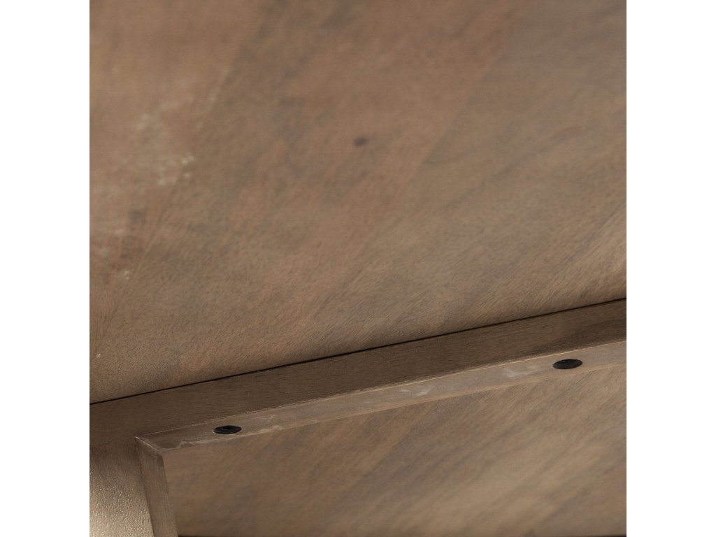 91.5X38 Rectangular Brown Solid Wood Top & Base Dining Table - image 7