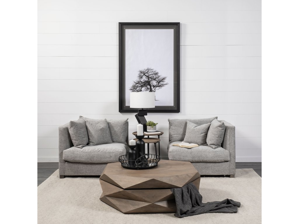 2 Piece Medium Gray Modular Sofa Set - image 2
