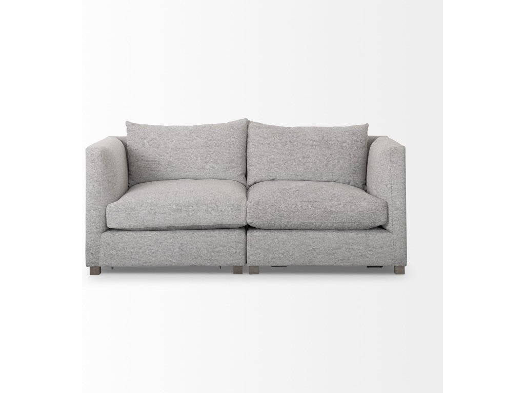 2 Piece Medium Gray Modular Sofa Set - image 4