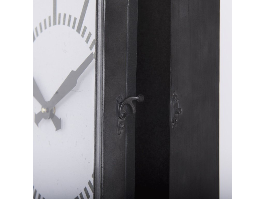Rectangular Large Industrial Wall Clock - image 8