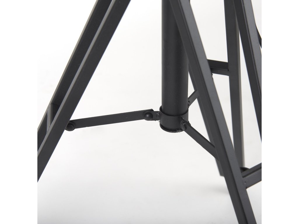22L x 22W x 61H Black and White Metal Adjustable Cinema-Style Floor Lamp - image 11