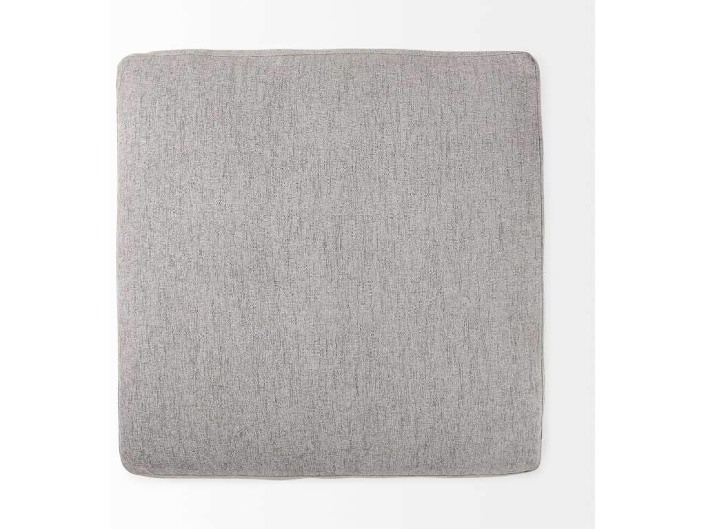 38.6L x 38.6W x 17.7H Medium Gray Full Size Ottoman Sectional Piece - image 6