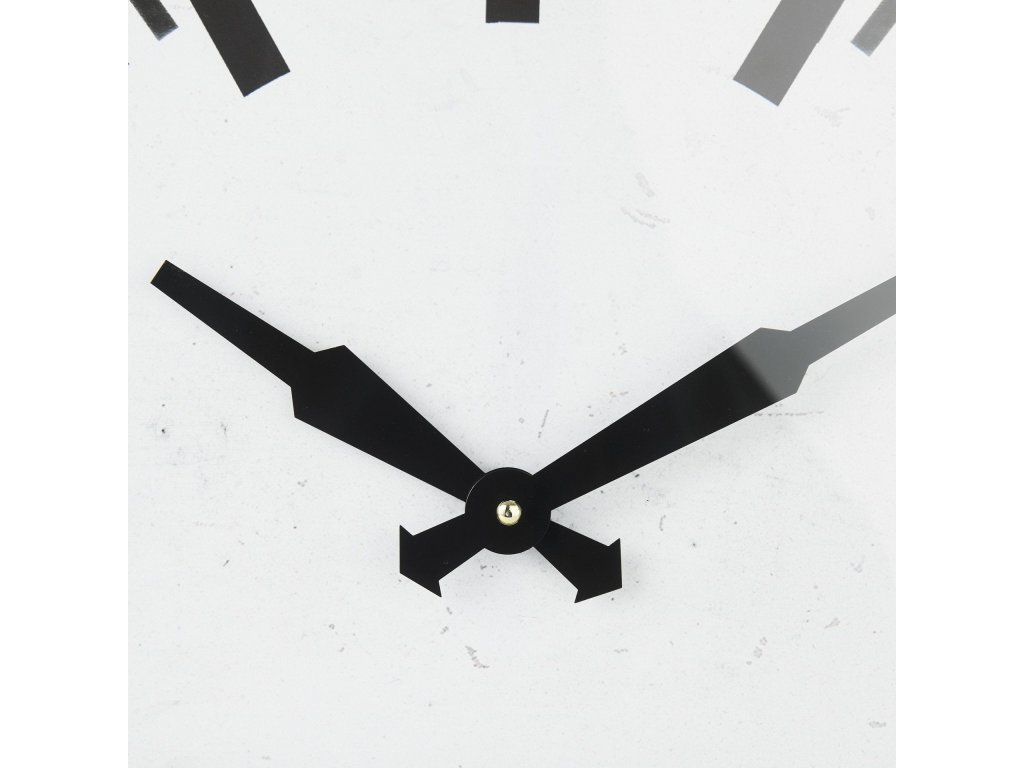 Gray Metal Square Table Clock - image 6