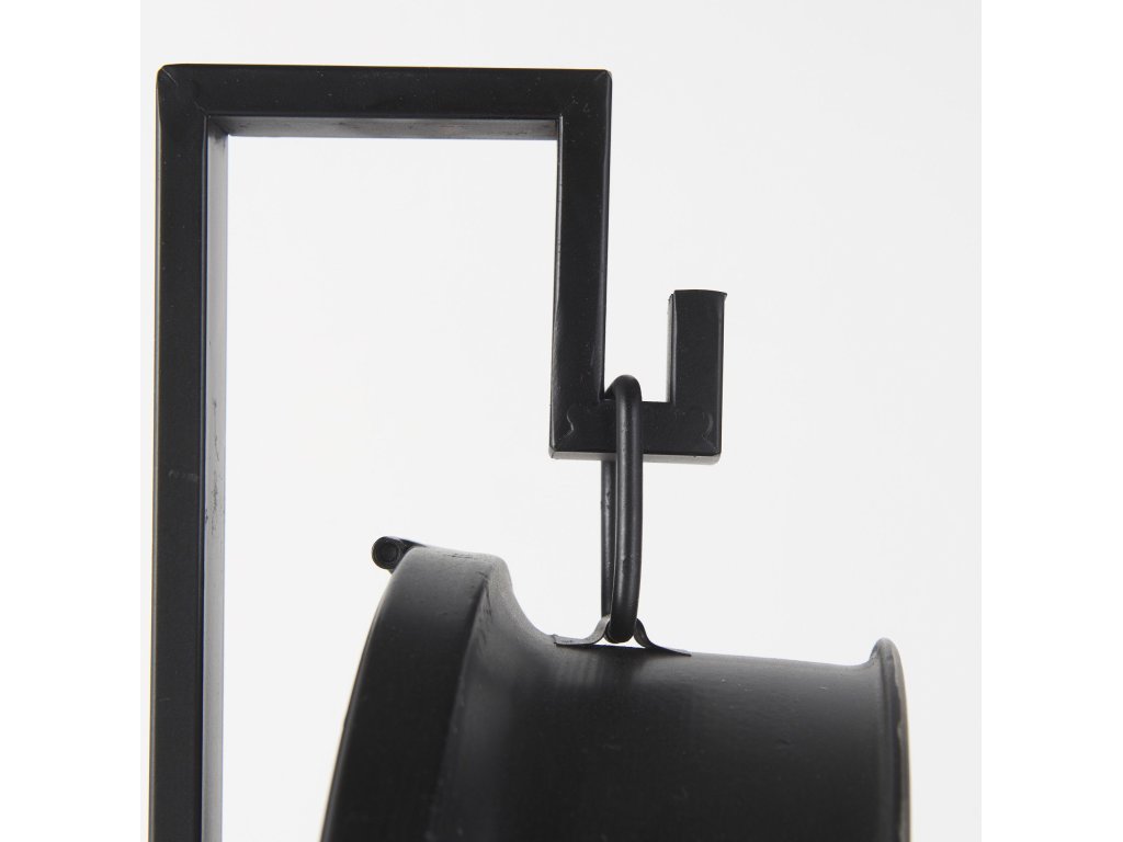 Metallic Brown Metal Hanging Table Clock - image 5