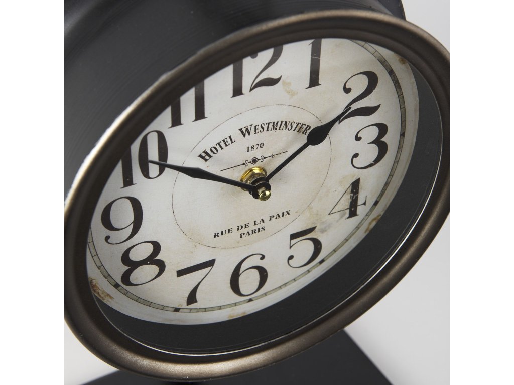 Metallic Brown Metal Hanging Table Clock - image 6