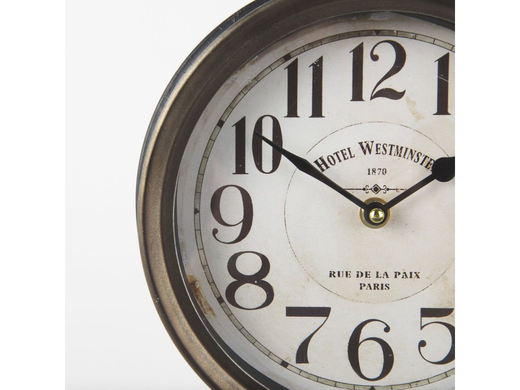 Metallic Brown Metal Hanging Table Clock - image 7
