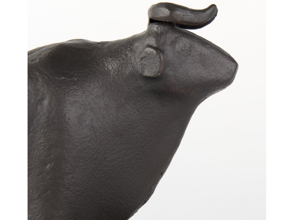III (Set of 2) 9L x 4W Black Cast Aluminum Bull Bookends - image 7