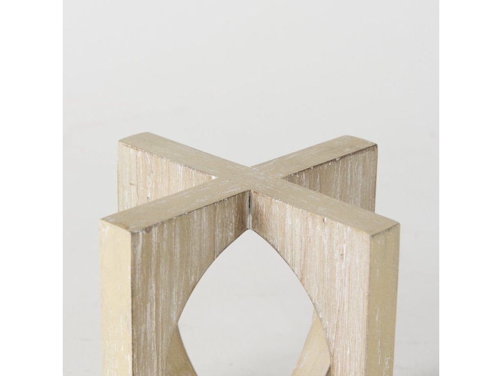 5.7L x 5.7W x 5.7H Light Brown Wood Small Decorative Object - image 5