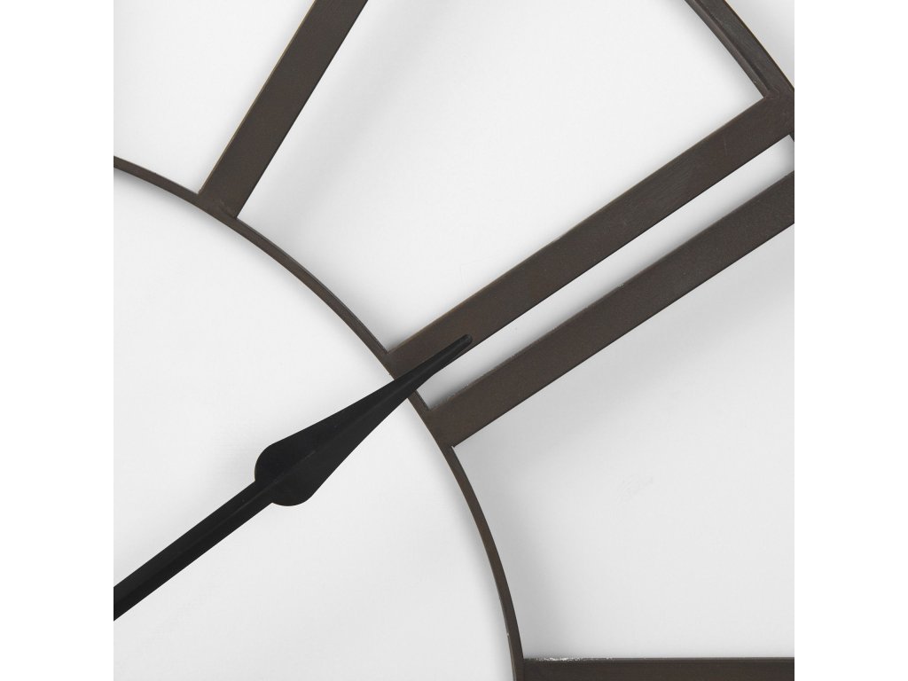 40.0L x 2.4W x 40.0H Black Iron Round Wall Clock - image 7