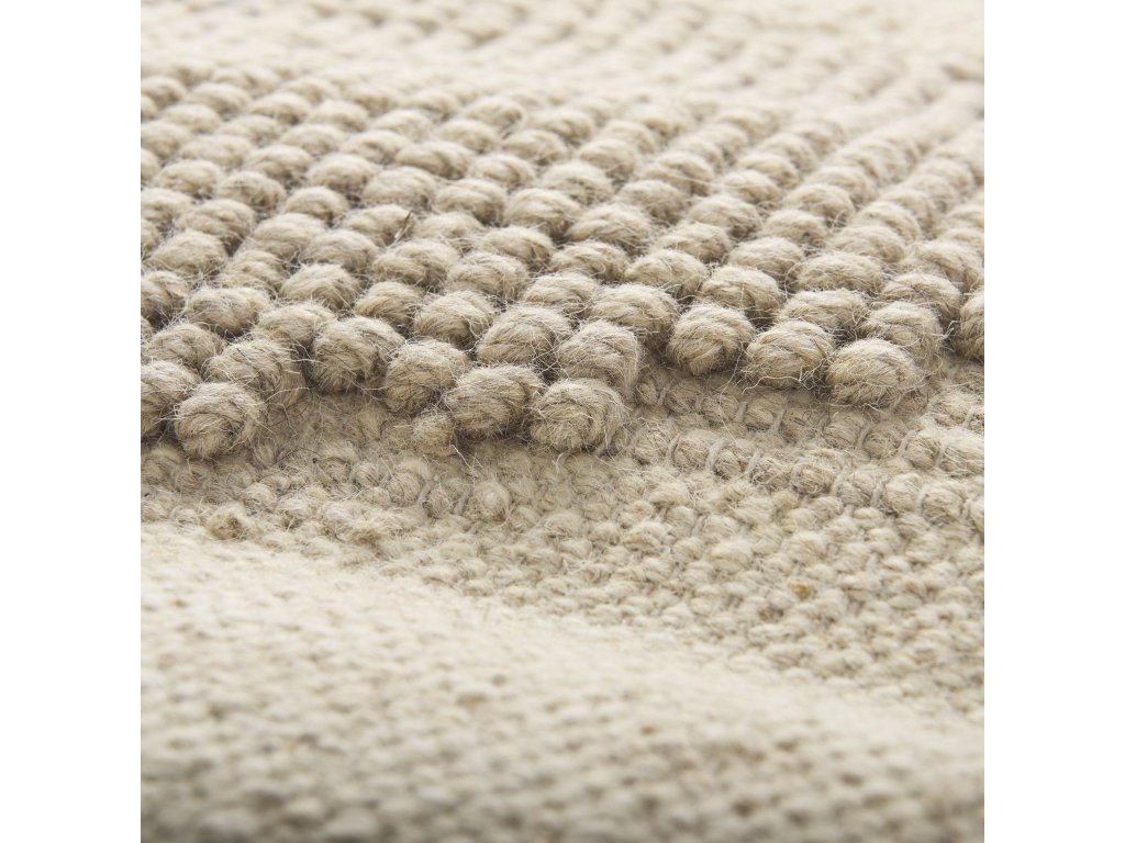8X10 Gray Wool Hand Woven Diamond Patterned Rug - image 5