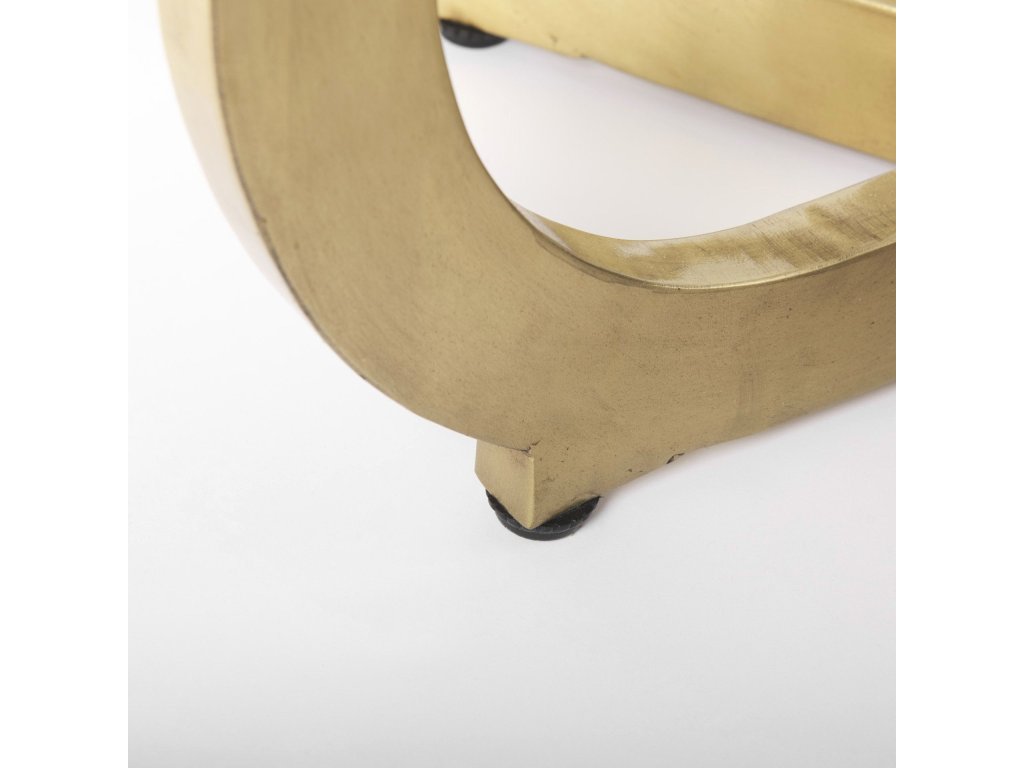 48" Marble Top Gold Metal Base Dining Table - image 10
