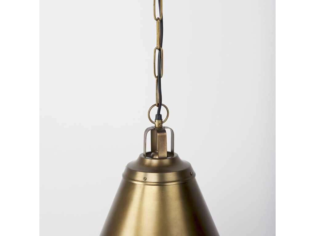 18.0L x 18.0W x 23.0H Gold w/Gold Accents Pendant Light - image 5