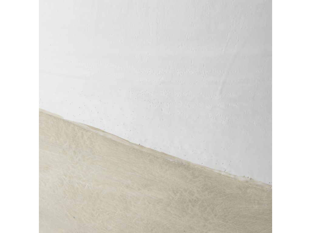 20.5L x 20.5W x 31.9H White and Dark Beige Color Blocked Ceramic Floor Vase - image 6