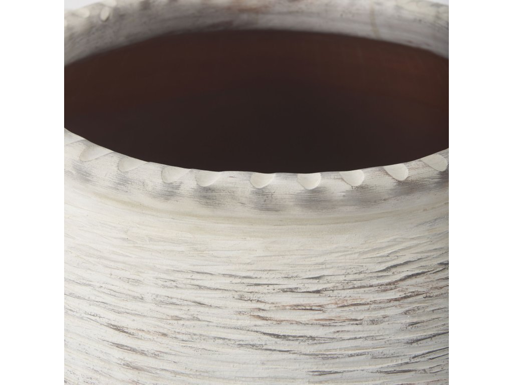 25.2L x 25.2W x 22.4H Cream Ceramic Floor Vase - image 3