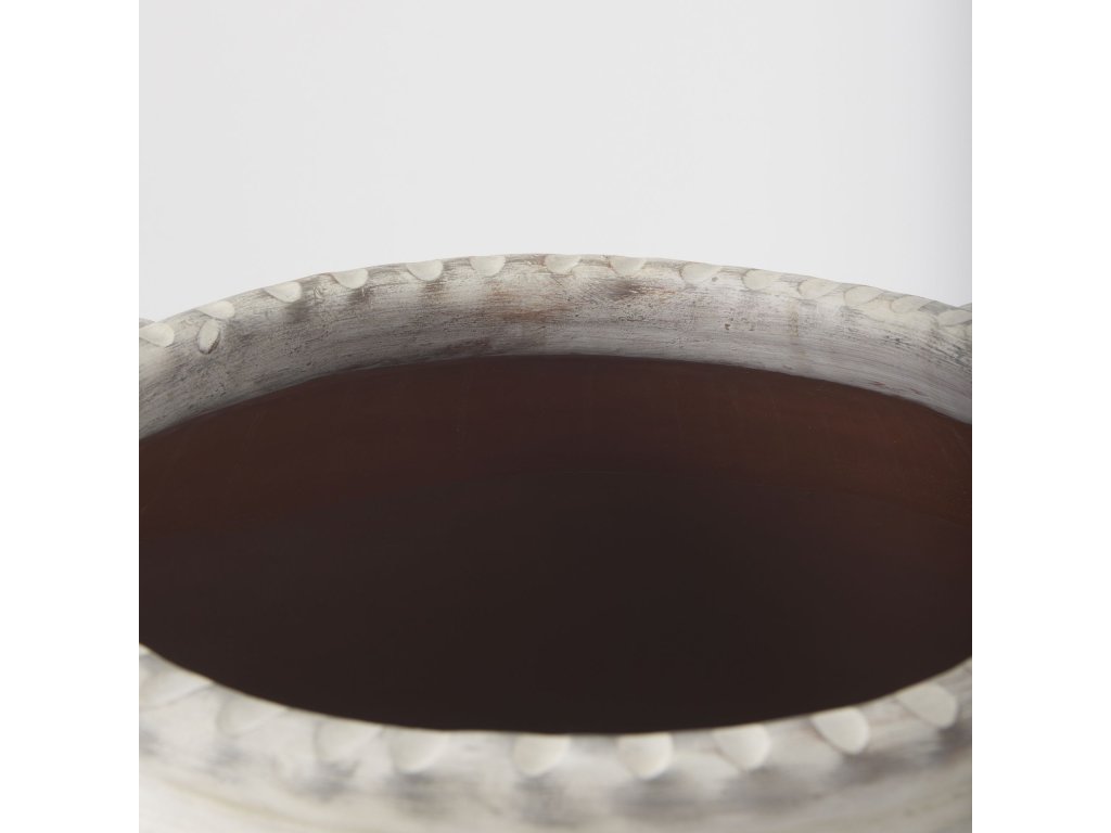 25.2L x 25.2W x 22.4H Cream Ceramic Floor Vase - image 4