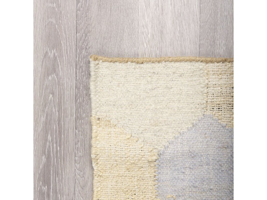 5X8 Cream Multi-Colored Honeycomb Pattern Area Rug - image 3