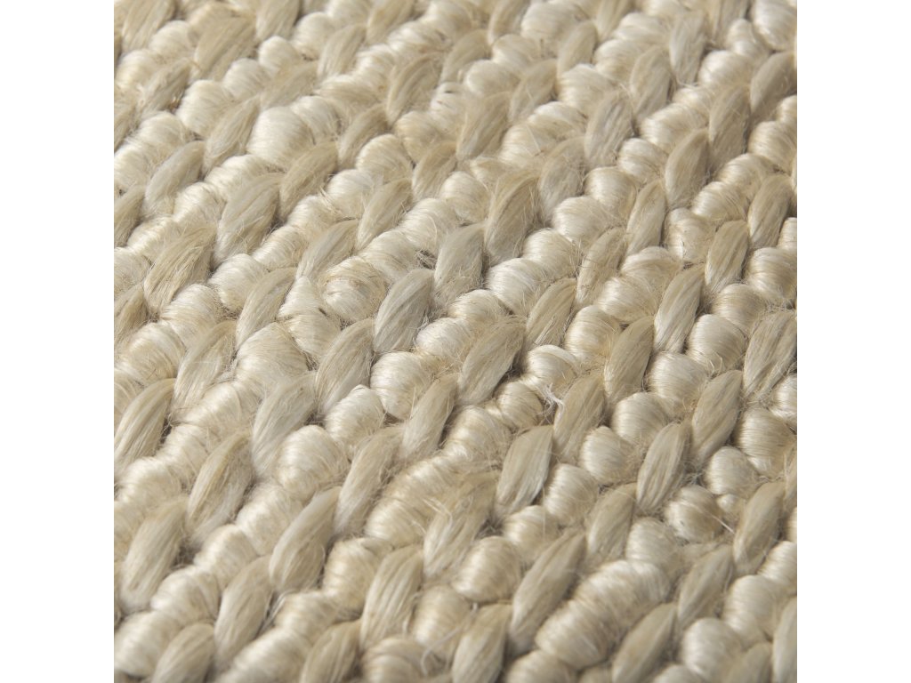 9 x 12 Camel Color Woven Hemp Area Rug - image 5