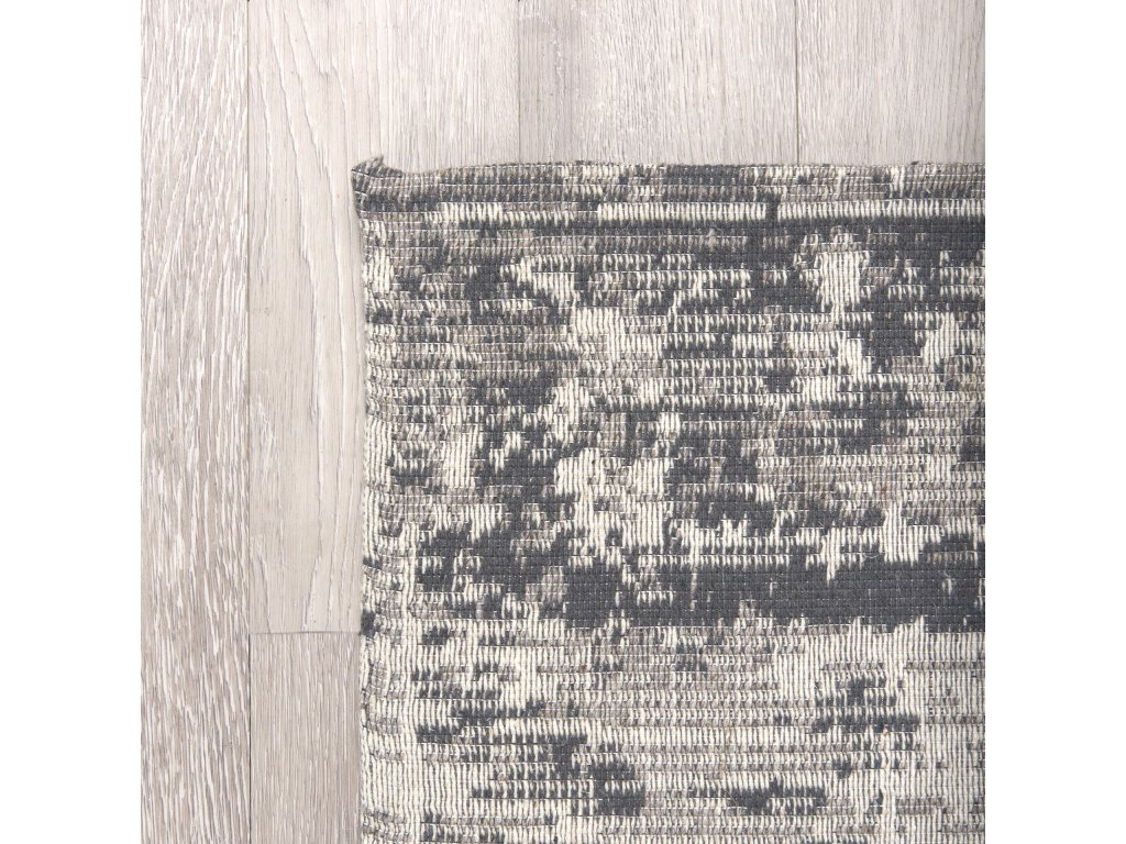 8 x 10 Gray Wool and Polyester Area Rug - image 4