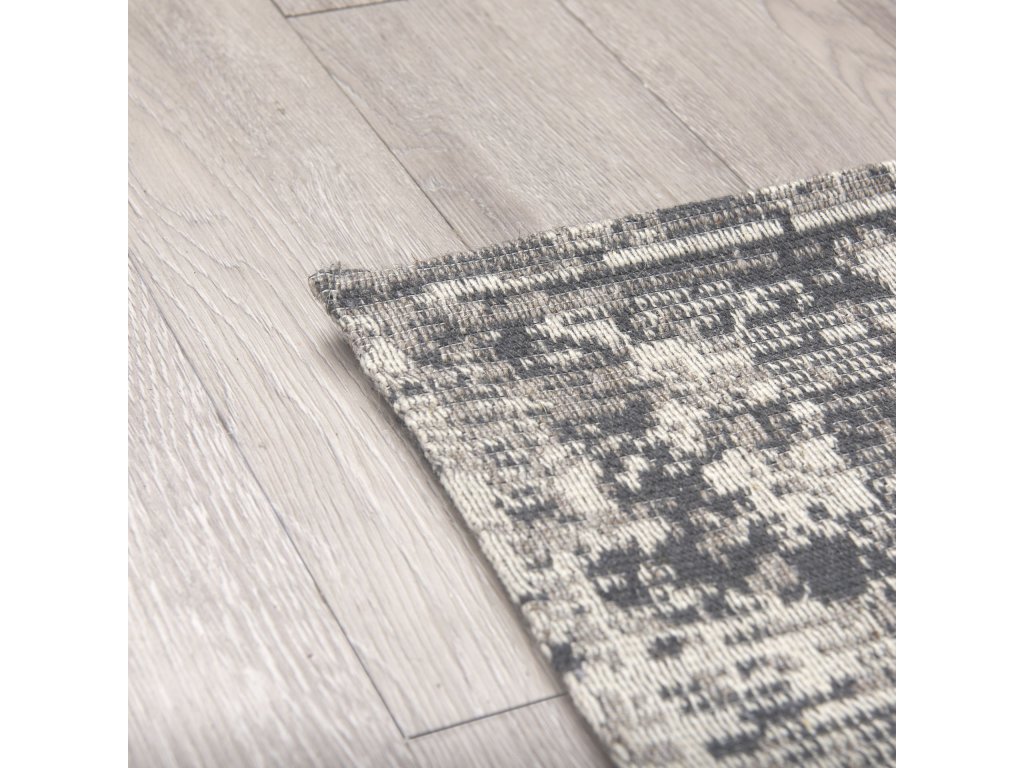 8 x 10 Gray Wool and Polyester Area Rug - image 5