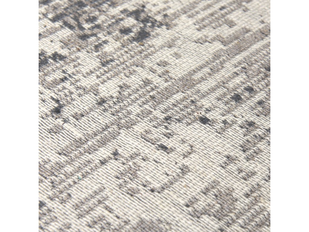 8 x 10 Gray Wool and Polyester Area Rug - image 6