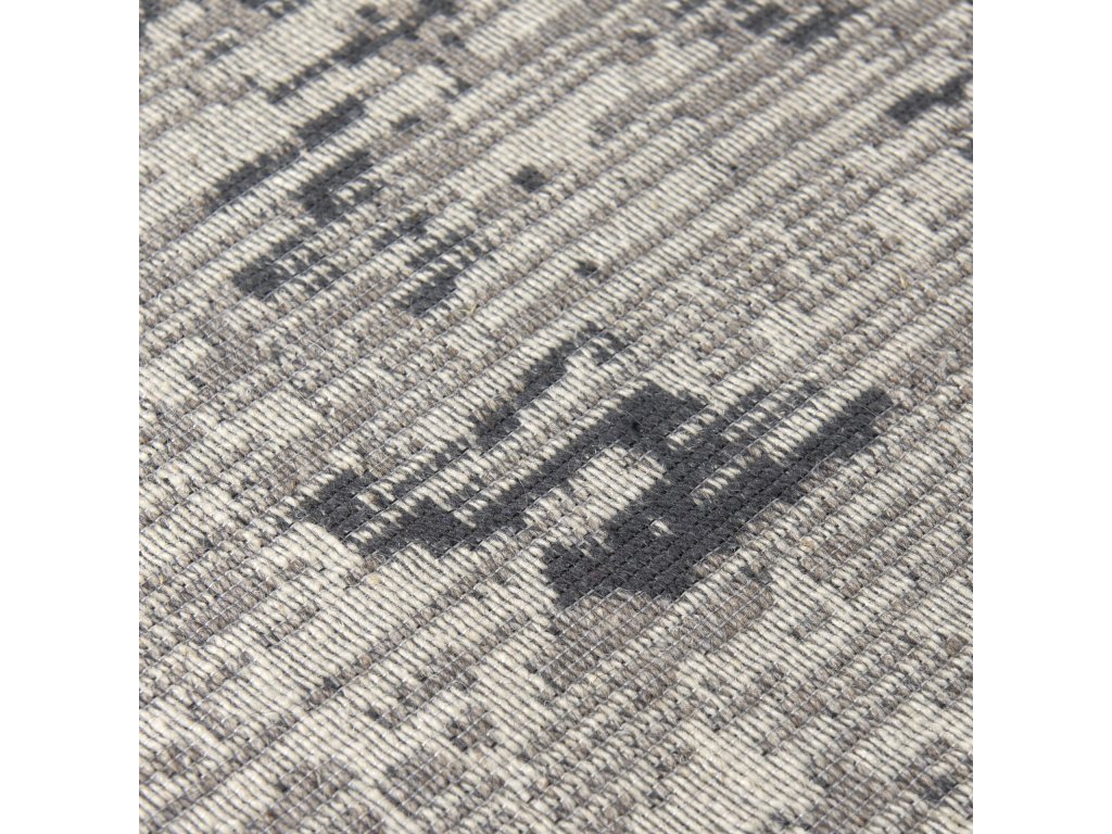 8 x 10 Gray Wool and Polyester Area Rug - image 7