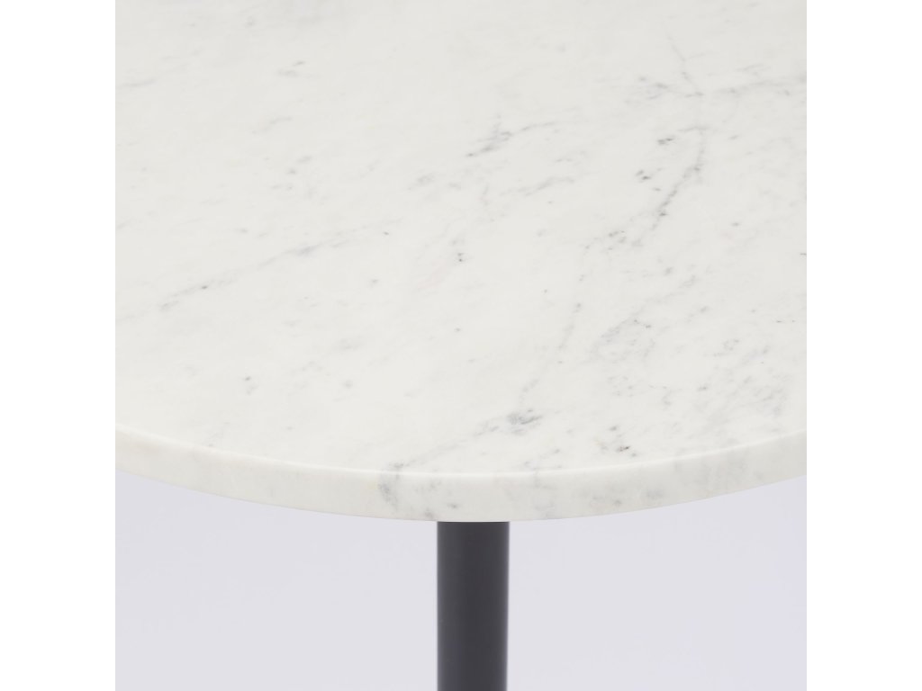 Marble Top Pedestal End/Side Table - image 3