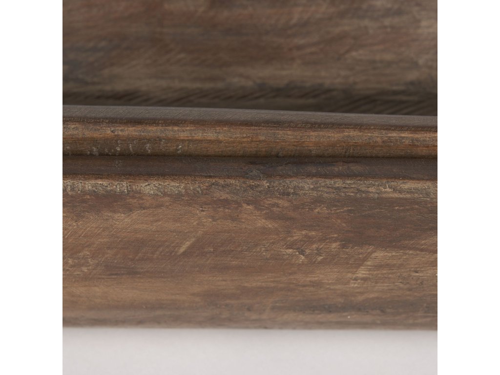 Set of 2 Extra Large Medium Brown Reclaimed Wood Trays - image 6